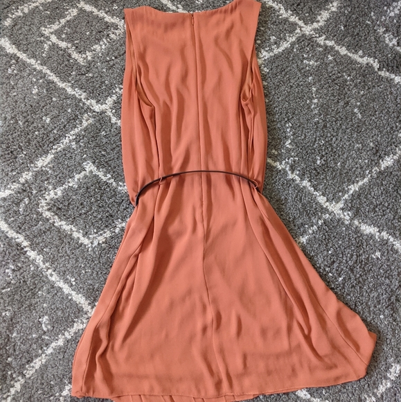 π₯3/$30π₯F21 pleated dress w/removable belt sz:S - Picture 2 of 3